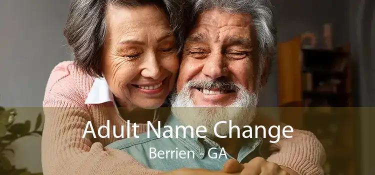  Adult Name Change Berrien - GA