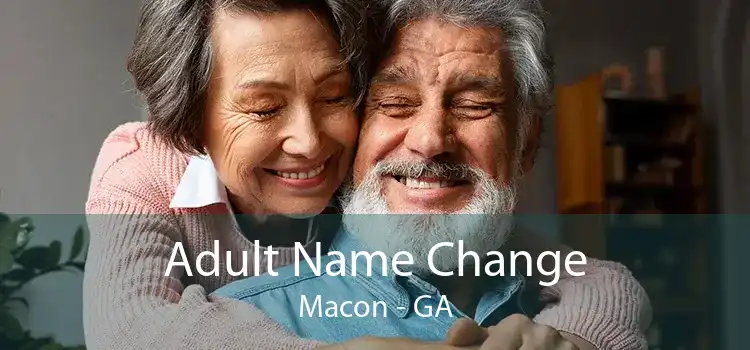  Adult Name Change Macon - GA